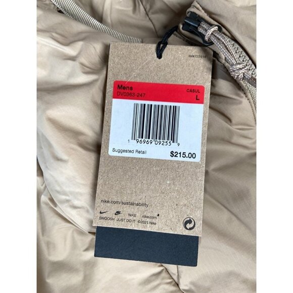 Nike ACG Therma-FIT ADV 'Rope de Dope' Jacket Size Large Men Beige DV0363-247 - Picture 7 of 7